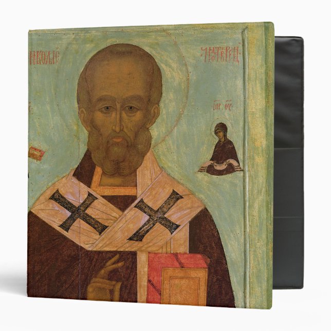 Icon of St. Nicholas Binder (Front/Inside)