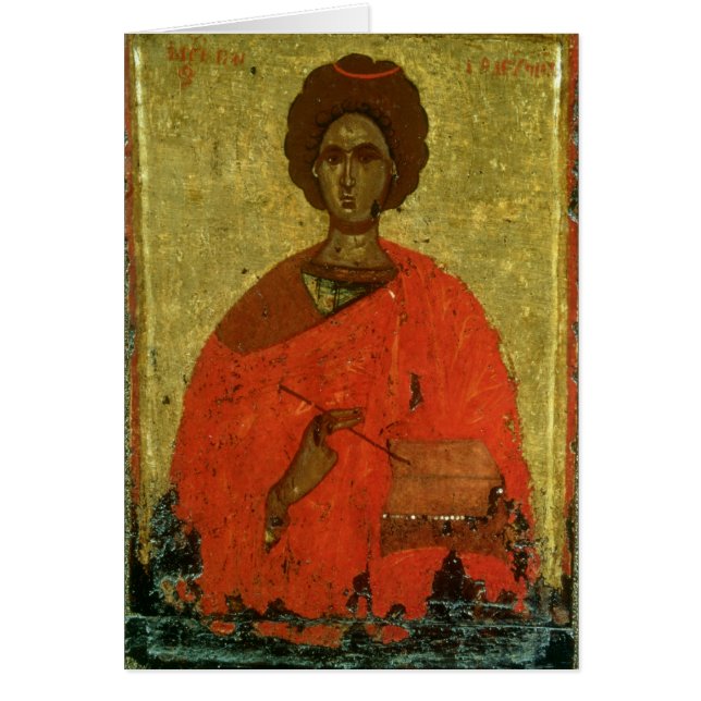 Icon of St. Pantaleon of Nicomedia (Front)