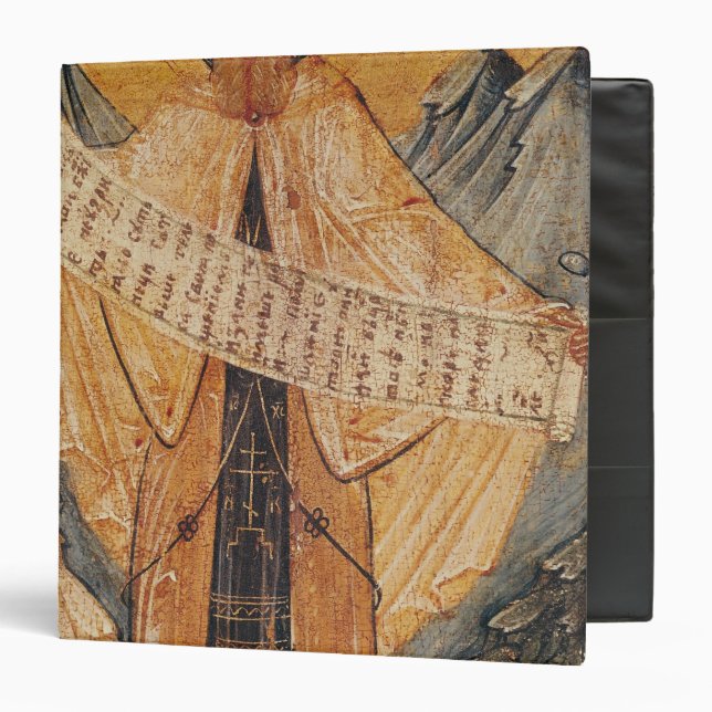 Icon of St. Sabas of Jerusalem, 1572 Binder (Front/Inside)
