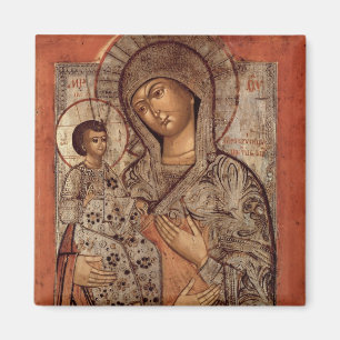 Icon of the Blessed Virgin with Three Hands Magnet