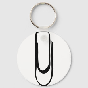 icon paper clip keychain