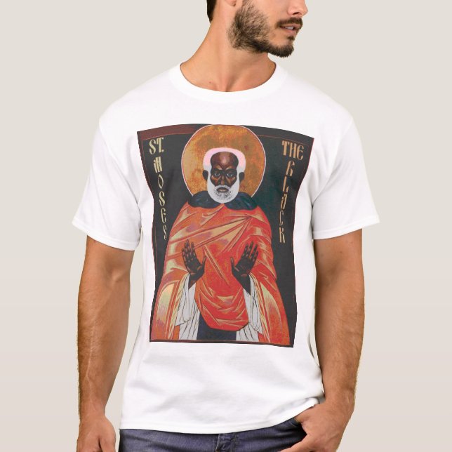 Icon St. Moses The Black T-Shirt (Front)