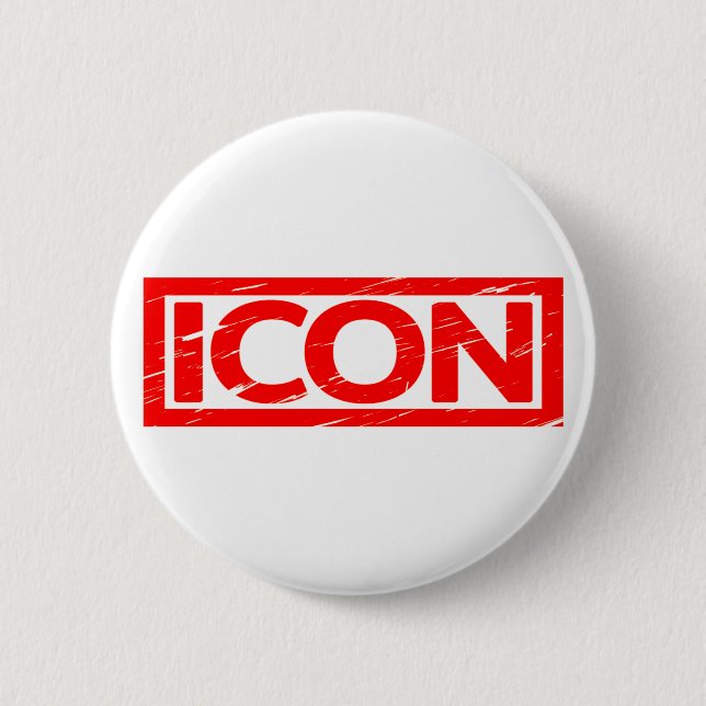 Icon Stamp 2 Inch Round Button (Front)