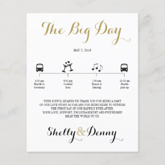 Icon Wedding Itinerary