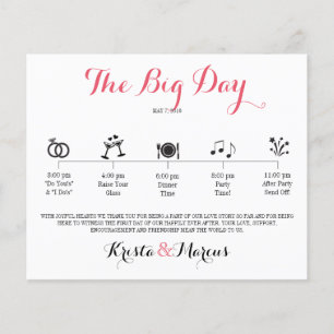 Icon Wedding Itinerary - Destination Wedding