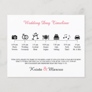 Icon Wedding Timeline Program