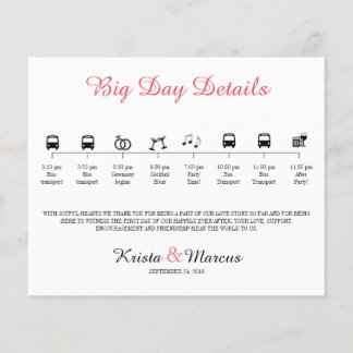 Icon Wedding Timeline Program