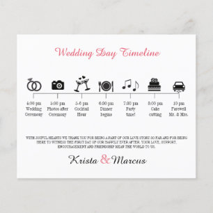 Icon Wedding Timeline Program