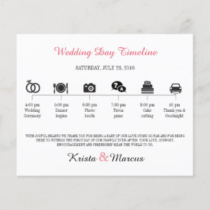 Icon Wedding Timeline Program