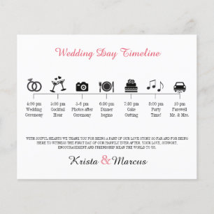 Icon Wedding Timeline Program
