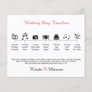 Icon Wedding Timeline Program
