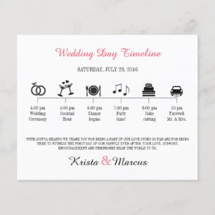 Icon Wedding Timeline Program