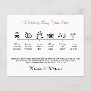 Icon Wedding Timeline Program