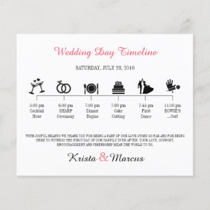 Icon Wedding Timeline Program