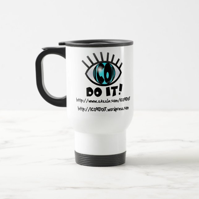 IconDoIt To Go! Travel Mug (Left)