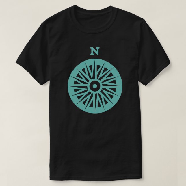 Icône compas T-shirt (Design devant)