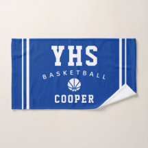 Icône de basketball, nom personnalisé et école, ca