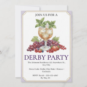 Icône de cheval de Derby pour les invitations