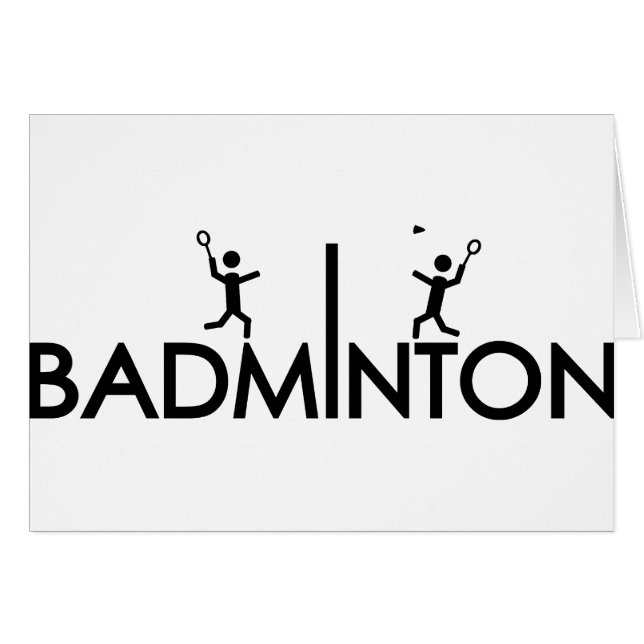 icône de texte badminton (Devant horizontal)