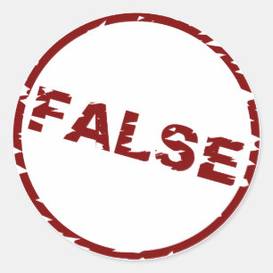 Icône de validation - FALSE - Sticker