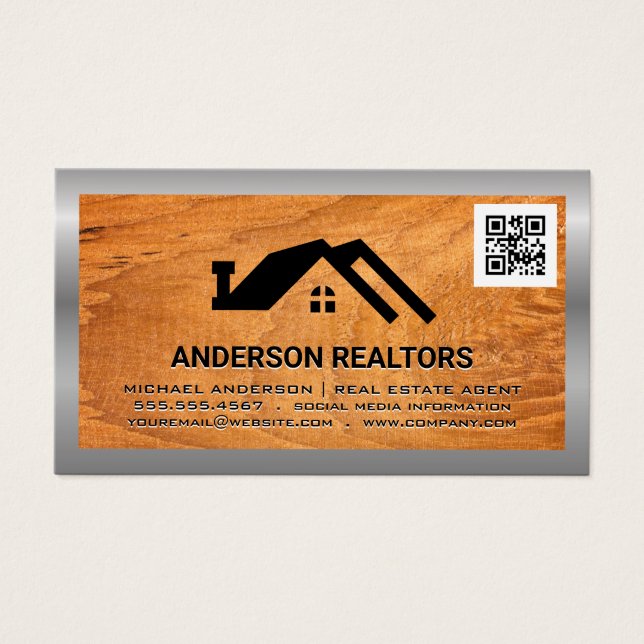 Icône Immobilier | code qr (Devant)