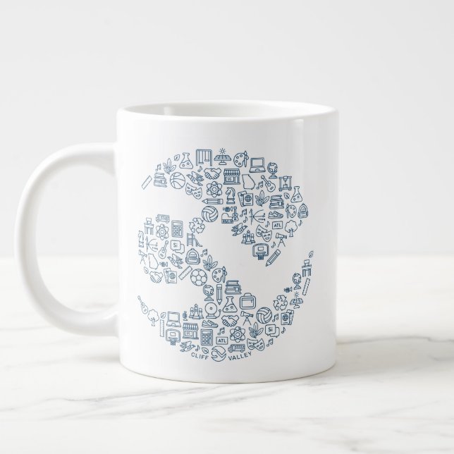 Icônes CV - Mug Jumbo (Gauche)