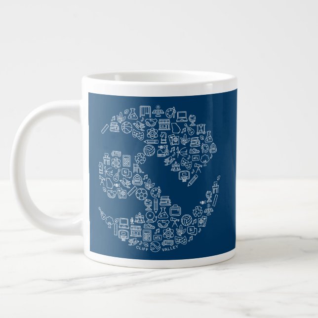 Icônes CV - Mug Jumbo (Gauche)