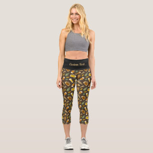 Icônes de bière Motif Capri Leggings
