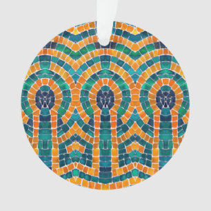 Icônes d'or MOSAIC Cercle acrylique ornement