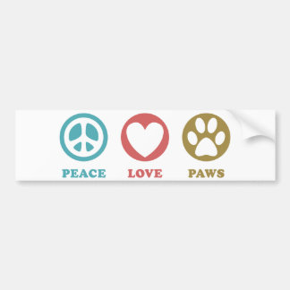 Icônes rondes Peace Lows Bumper Sticker