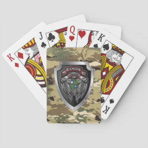 Iconic 75th Ranger Regiment Playing Cards