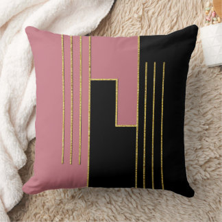 Iconic Art Deco Design Throw Pillow