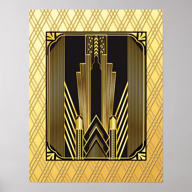 Iconic Art Deco Poster | Zazzle