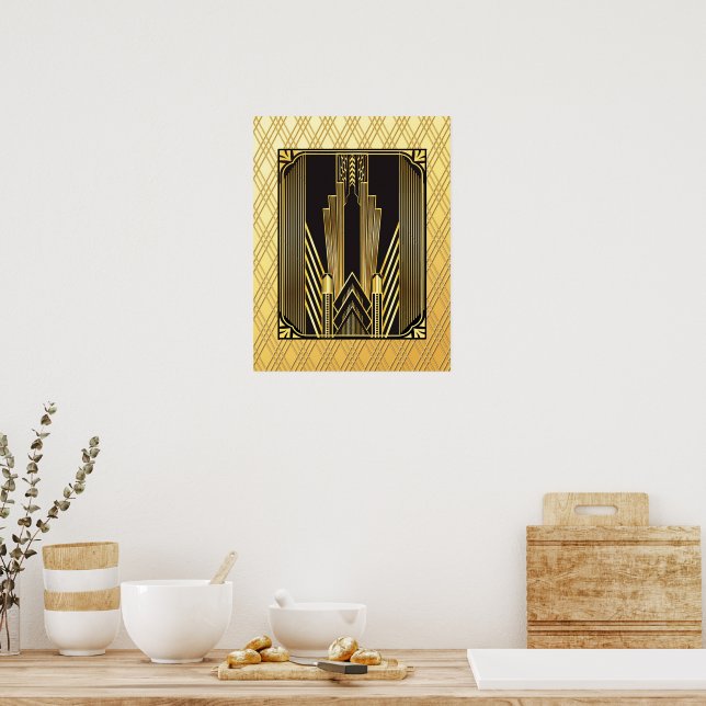 Iconic Art Deco Poster | Zazzle