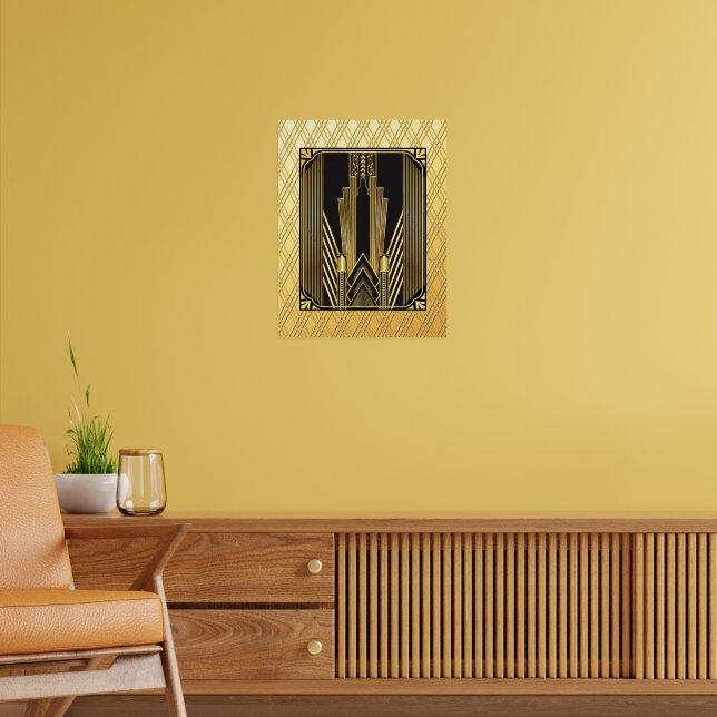 Iconic Art Deco Poster | Zazzle