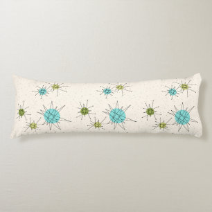 Iconic Atomic Starbursts Body Pillow