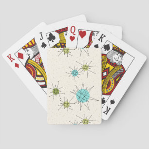 Iconic Atomic Starbursts Playing Cards