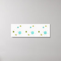 Iconic Atomic Starbursts Wrapped Canvas