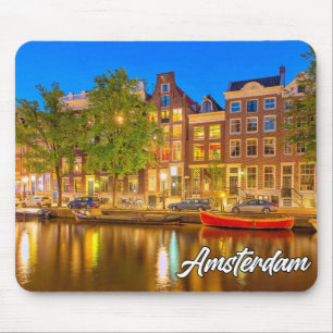 Iconic City Of Amsterdam, Netherlands Mouse Pad