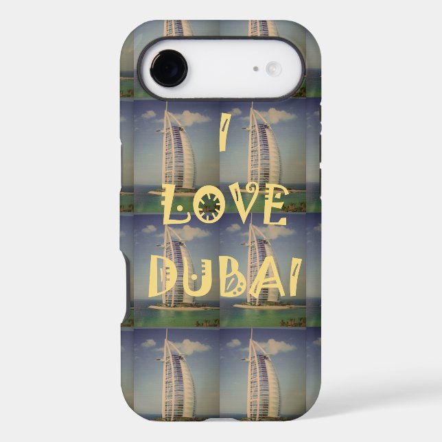 Iconic Dubai : "I Love Dubai" Vector Graphisme (Verso)