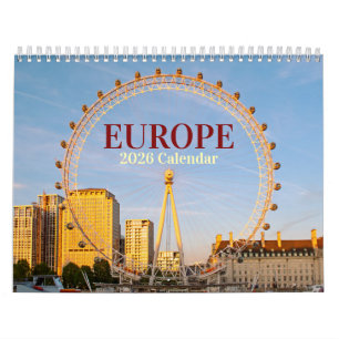 Iconic Europe 2026 Calendar