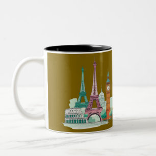 Iconic Europe: Landmarks Panorama Mug