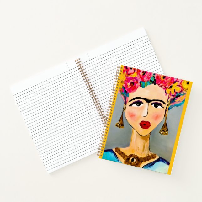 Iconic Frida Kahlo Notebook (Inside)