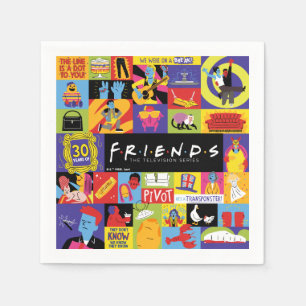 Iconic FRIENDS™ Pattern Napkin