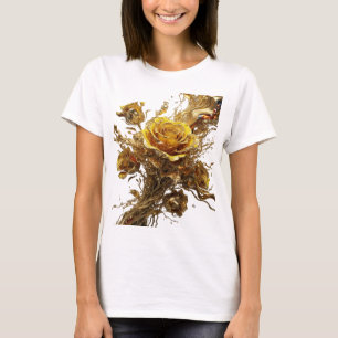 Iconic Gold GOLDEN ROSES Quote Shirt