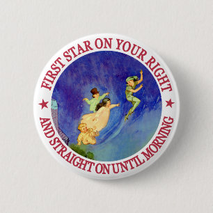 ICONIC IMAGE FROM PETER PAN 2 INCH ROUND BUTTON