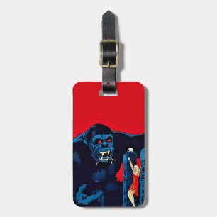Iconic King Kong Giant Ape Monster Movie Print Luggage Tag