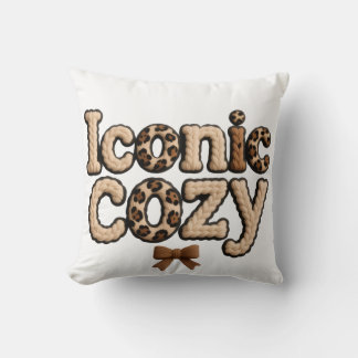 Iconic Mom Faux Yarn Style – Coussin confortables