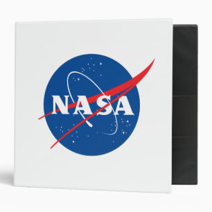 Iconic NASA 3-Ring Binder (Eclipse Black Trim)