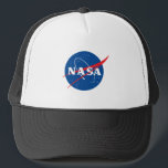 Iconic NASA Baseball Hat (White/Eclipse Black)<br><div class="desc">IMPORTANT NOTICE: NASA Insignia and identifiers provided and used with permission of NASA.</div>